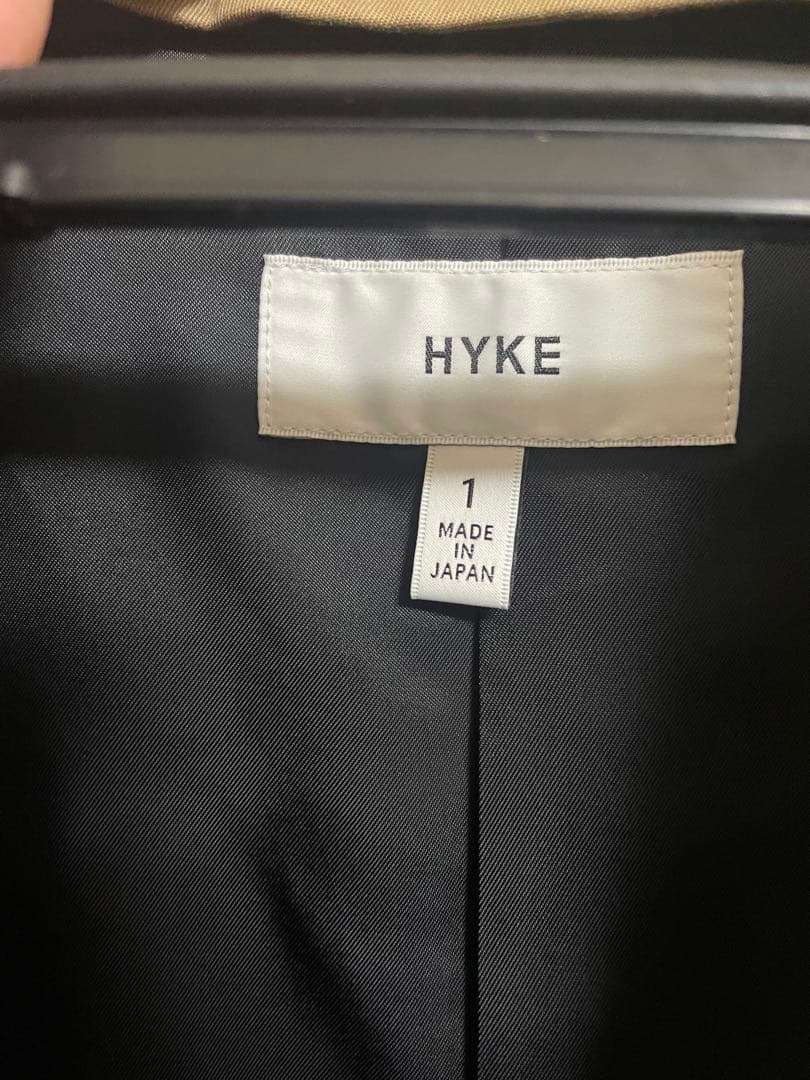 HYKE ロングビッグフィットトレンチコート 01