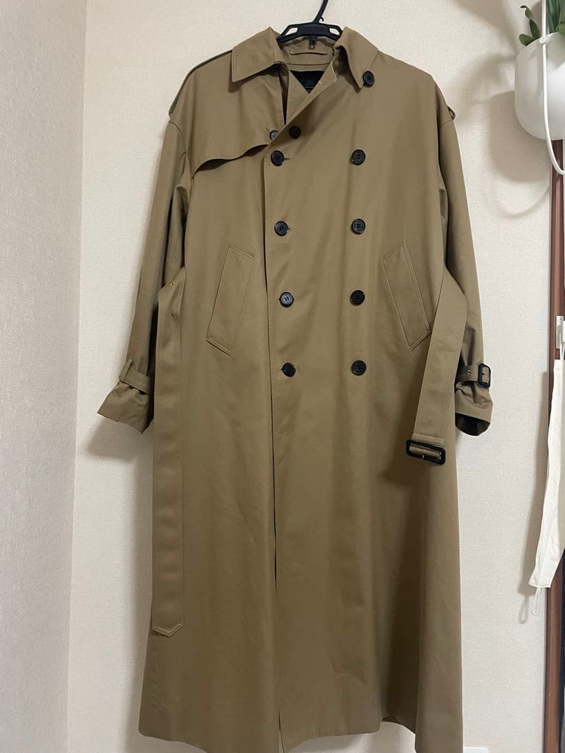 HYKE ロングビッグフィットトレンチコート 01