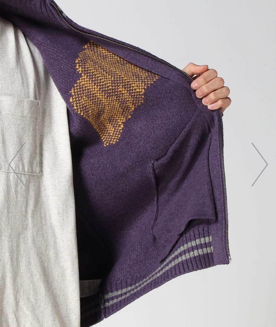 【希少】新品ꕥカシミヤタッチNBAロサンゼルスレイカーズロゴジップアップセーター