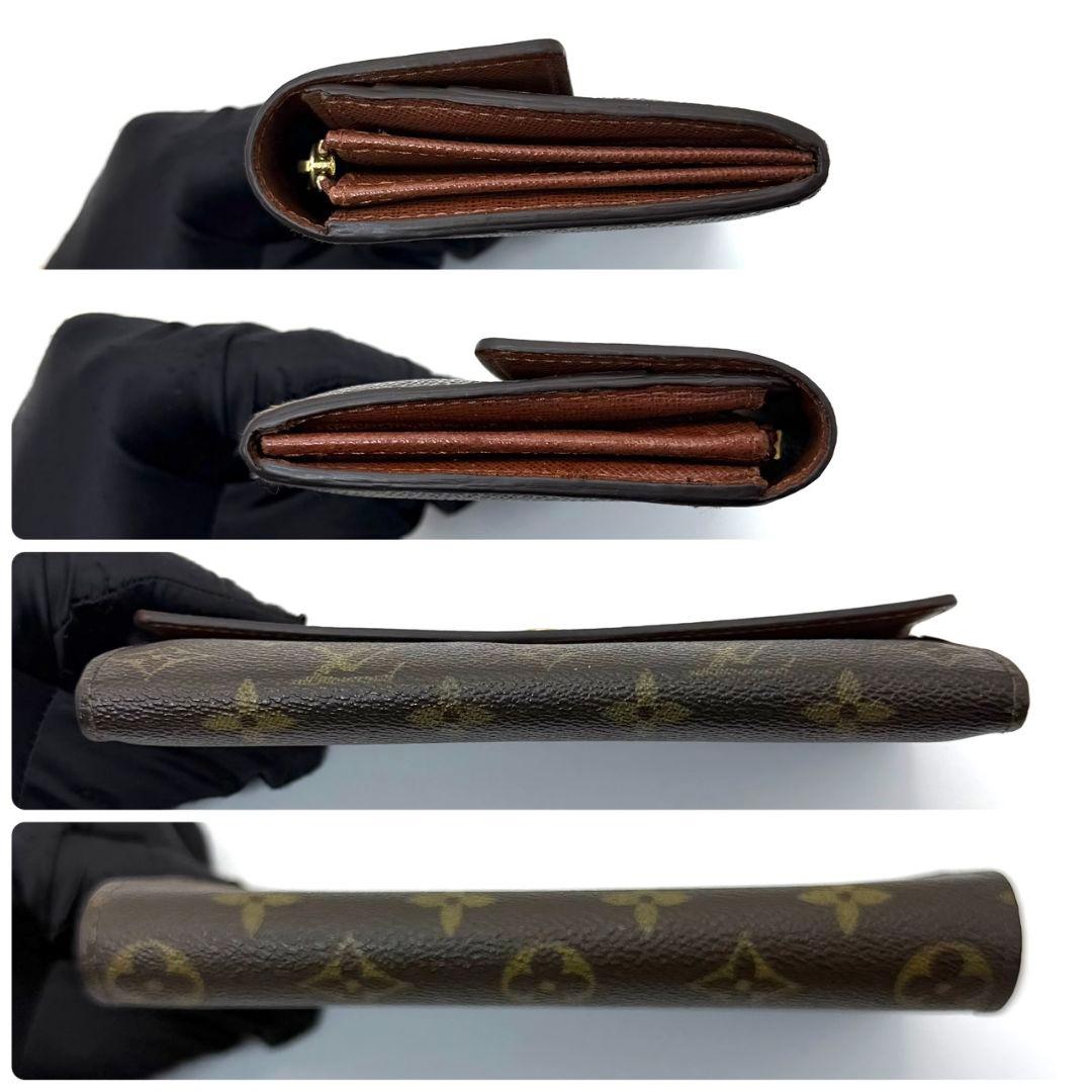 良品. ルイヴィトン モノグラム ポルトフォイユ サラ 財布 茶色 10カード