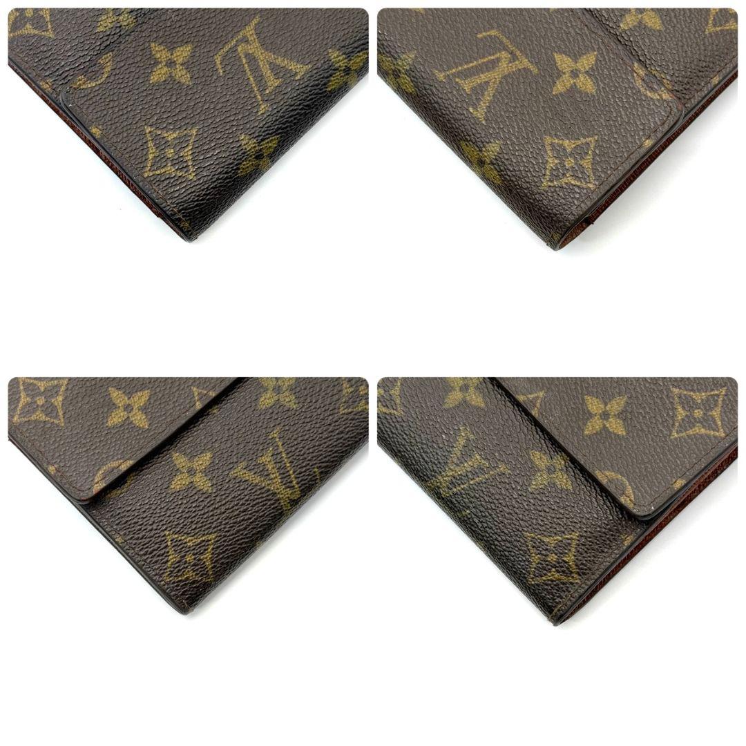 良品. ルイヴィトン モノグラム ポルトフォイユ サラ 財布 茶色 10カード