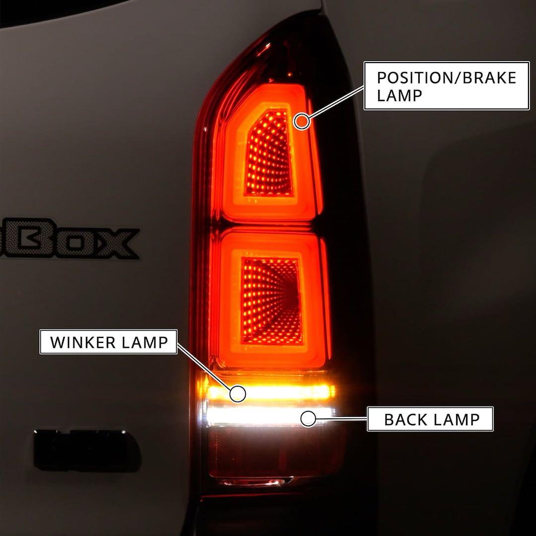 美品 プロボックス(50系/160系)LEDテールランプ ※車検対応品