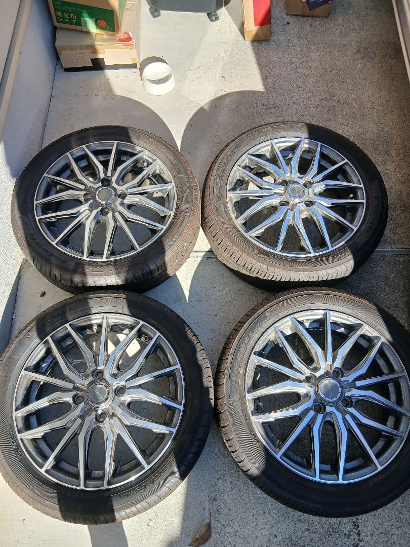 15インチ ホイールセット Yokohamaタイヤ付き　N-BOX