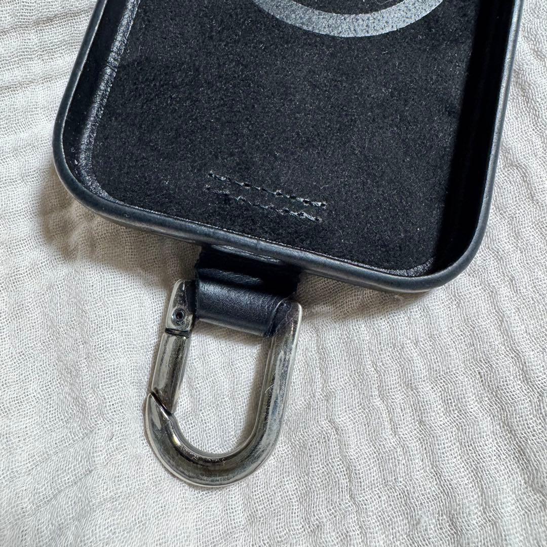 【期間限定値引】objets.io ブラック スマホケース ショルダーストラップ