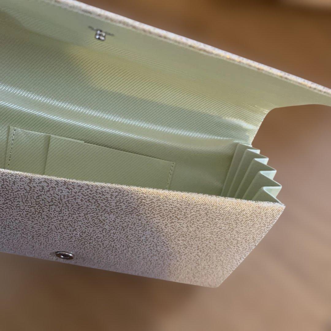 草履と和装用バッグのセット　金　ゴールド　鶴と松　新品未使用