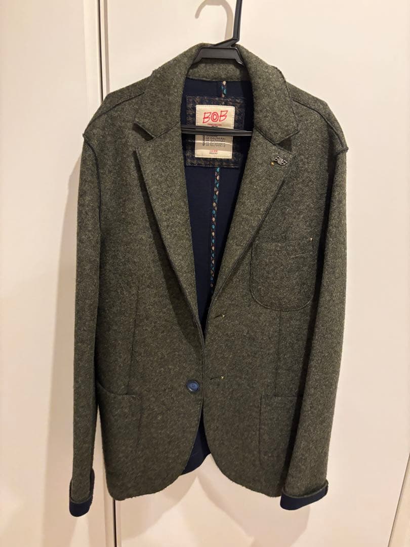 Y*o様 定価6万円／美品BOB イタリア製軽量テーラード 175cm74kgで