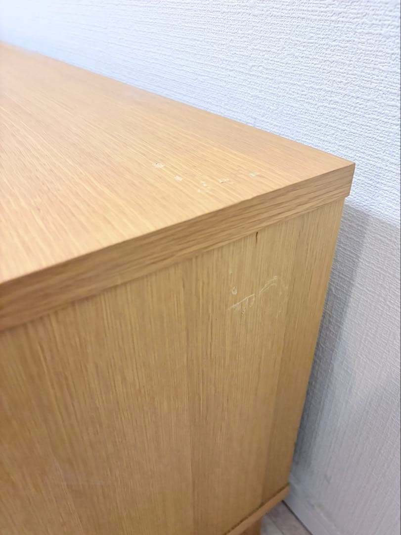 MUJI 無印良品 AVボード テレビ台 150センチ ローボード オーク材突板