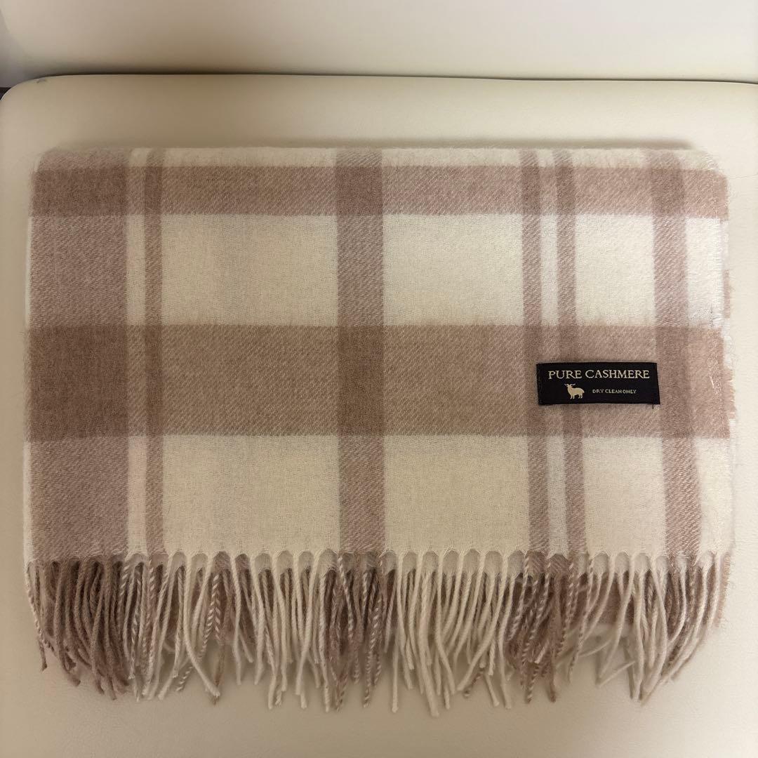 23区　カシミヤ100% 大判ストール