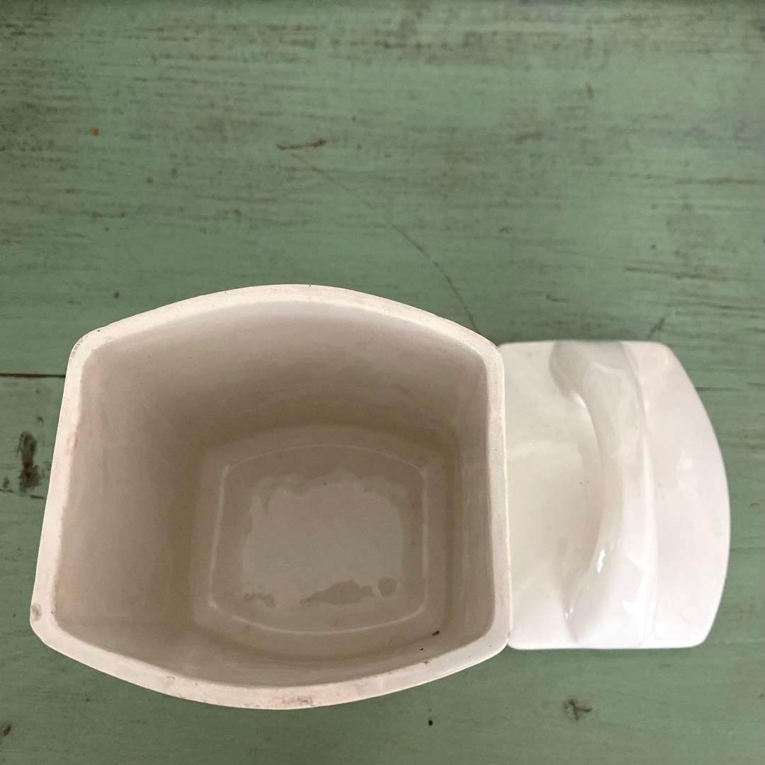 HBCM Béarn クレイユエモントロー バスク柄 陶器キャニスター【I】