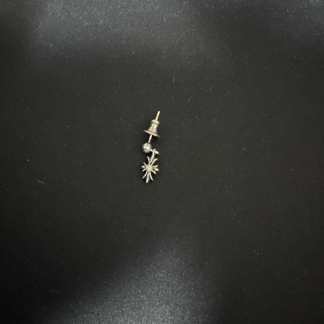 クロムハーツ 両面ダイヤ タイニーE CHドロップピアス