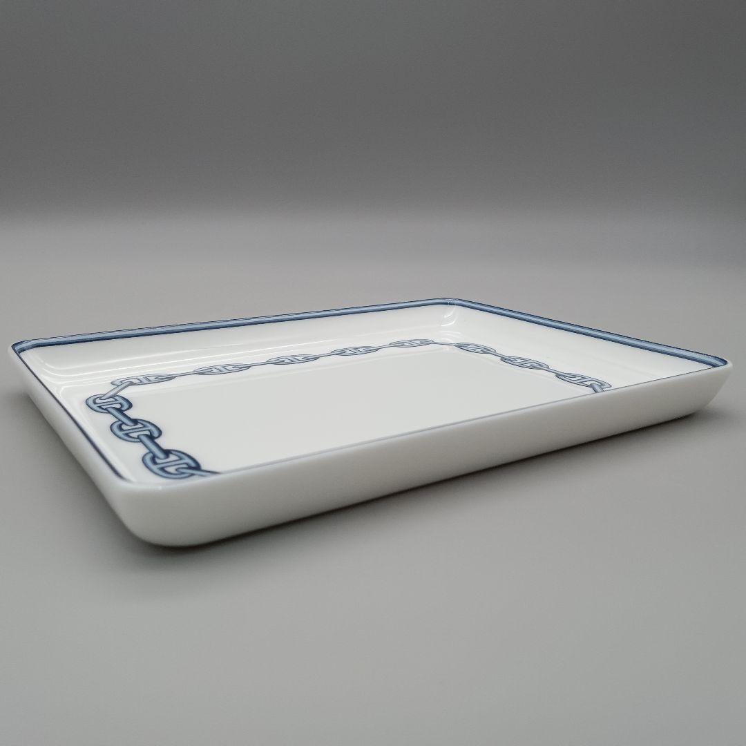 HERMES エルメス シェーヌダンクル スクエアプレート 共箱