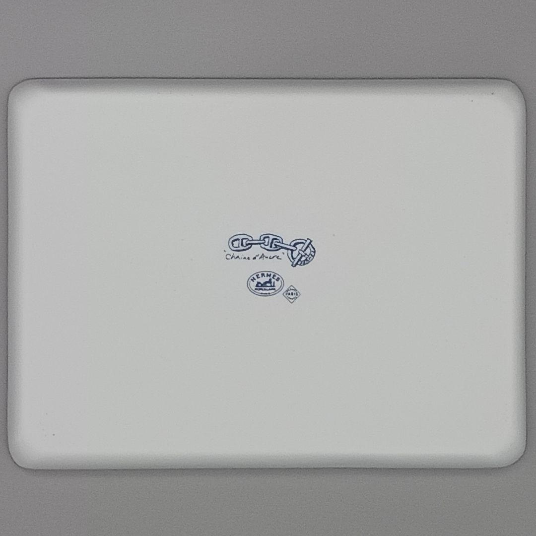 HERMES エルメス シェーヌダンクル スクエアプレート 共箱