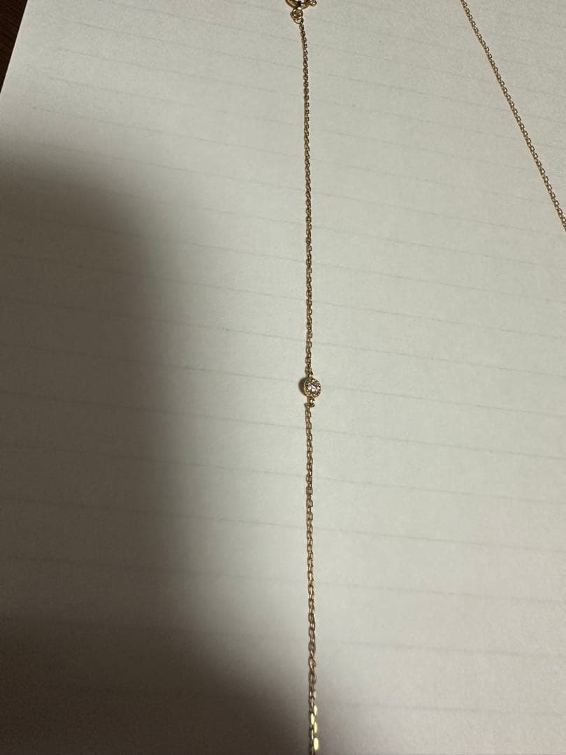 agete K18ダイヤネックレス、ブレスレットセット