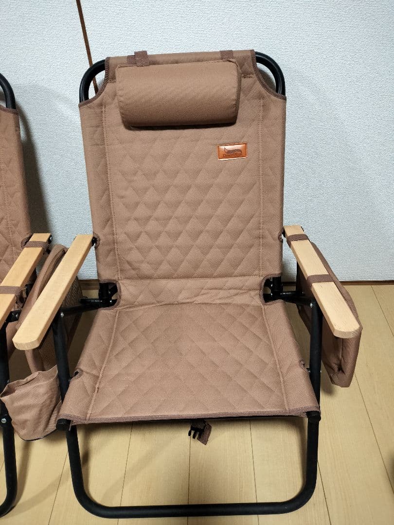 デザートフォックス 4段リクライニングチェア 2脚セット