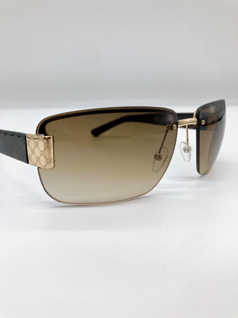 GUCCI GG1798 GG柄 サングラス クリアブラウン系