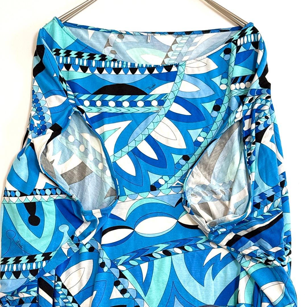 美品✨エミリオプッチ イタリア製 プッチ柄 ドルマンスリーブ ブラウス