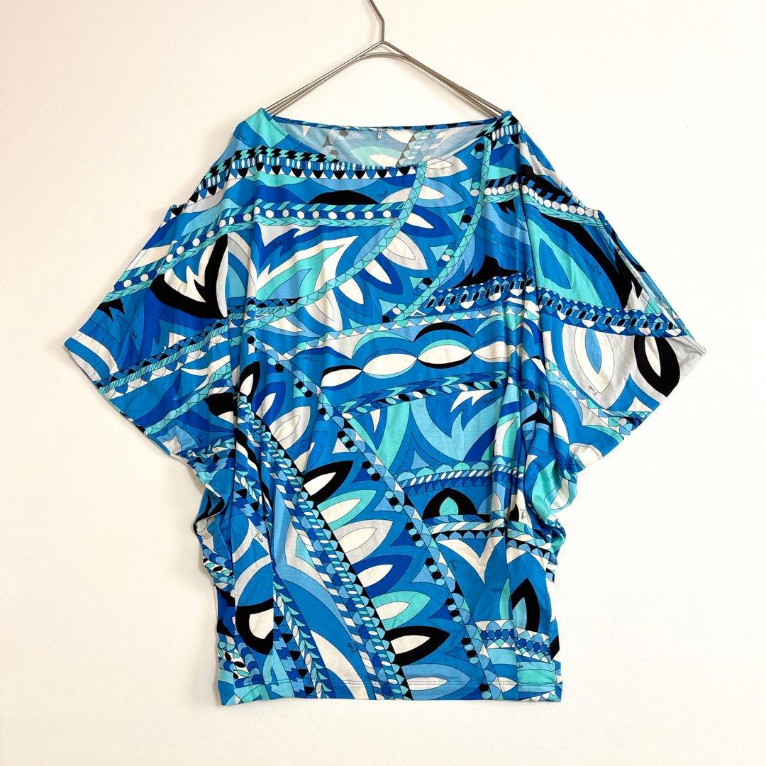 美品✨エミリオプッチ イタリア製 プッチ柄 ドルマンスリーブ ブラウス