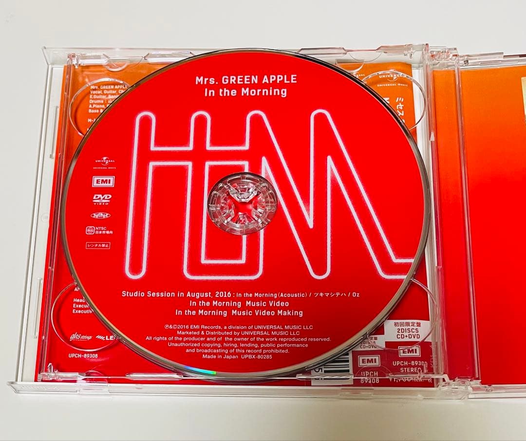 Mrs. GREEN APPLE In the Morning 初回限定盤