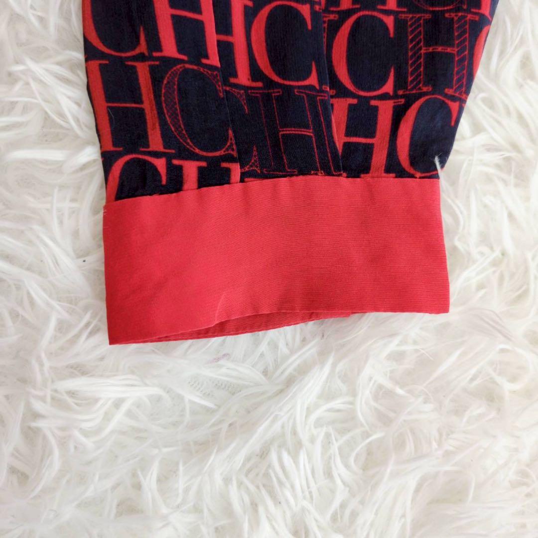 キャロリーナヘレラ ワンピース ロゴプリント 総柄 シンメトリー 6