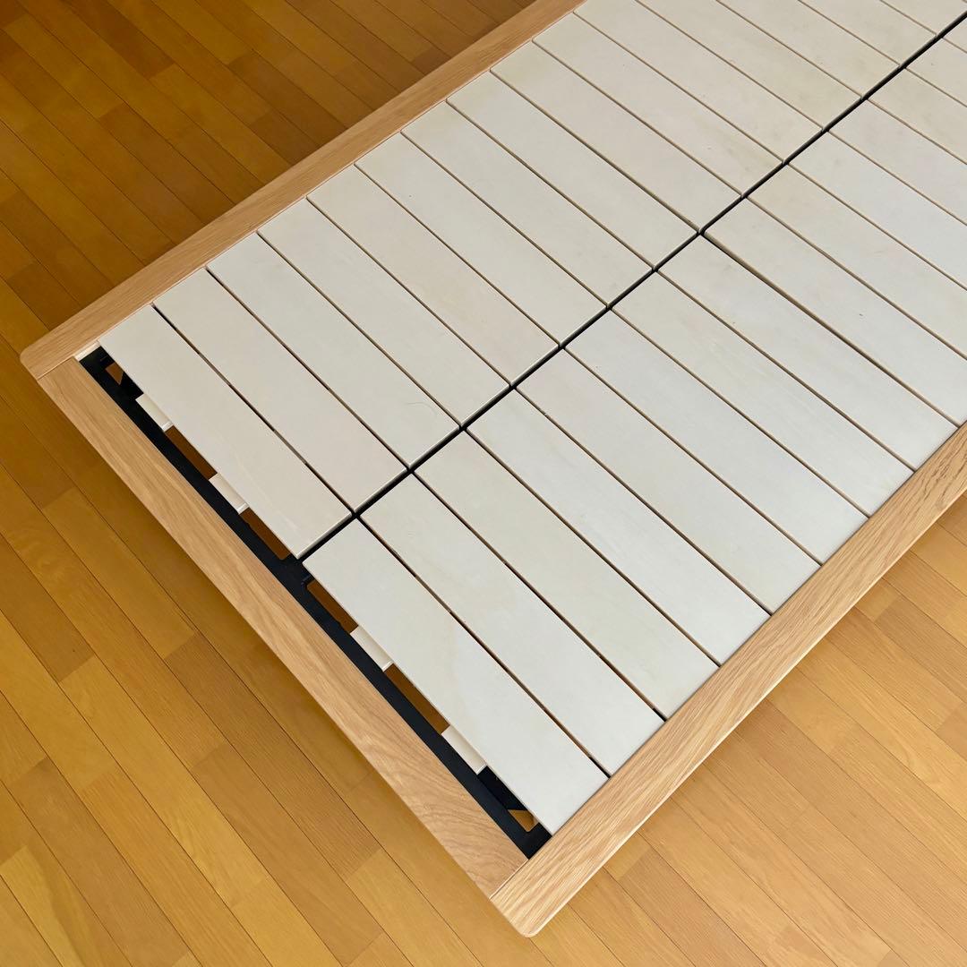 無印良品 木製 ベッドフレーム ヘッドボード セミダブル