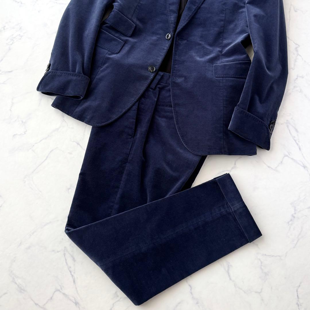 C846 Paul Smith ポールスミス ベロア セットアップ スーツ