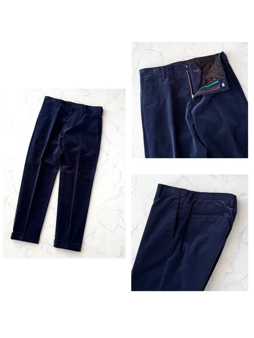 C846 Paul Smith ポールスミス ベロア セットアップ スーツ