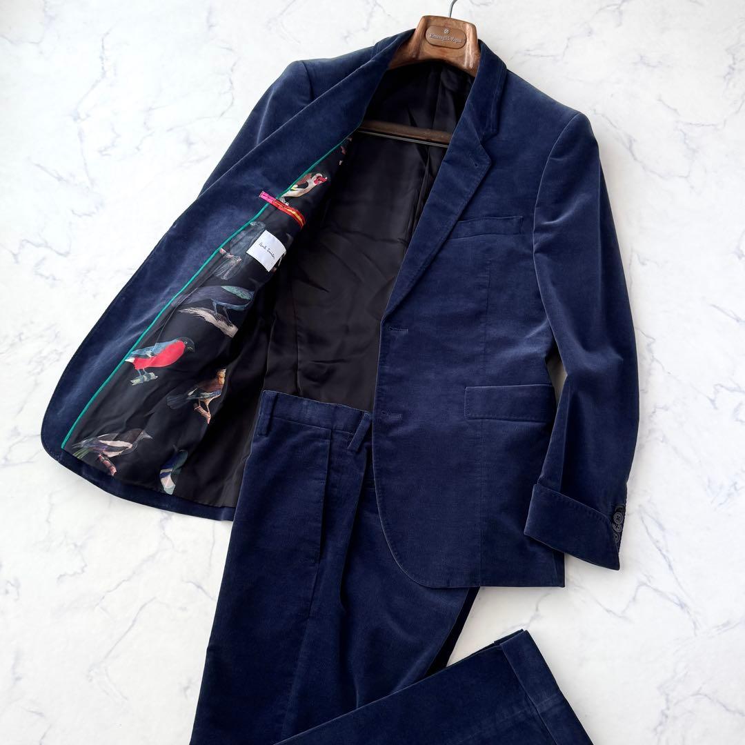 C846 Paul Smith ポールスミス ベロア セットアップ スーツ