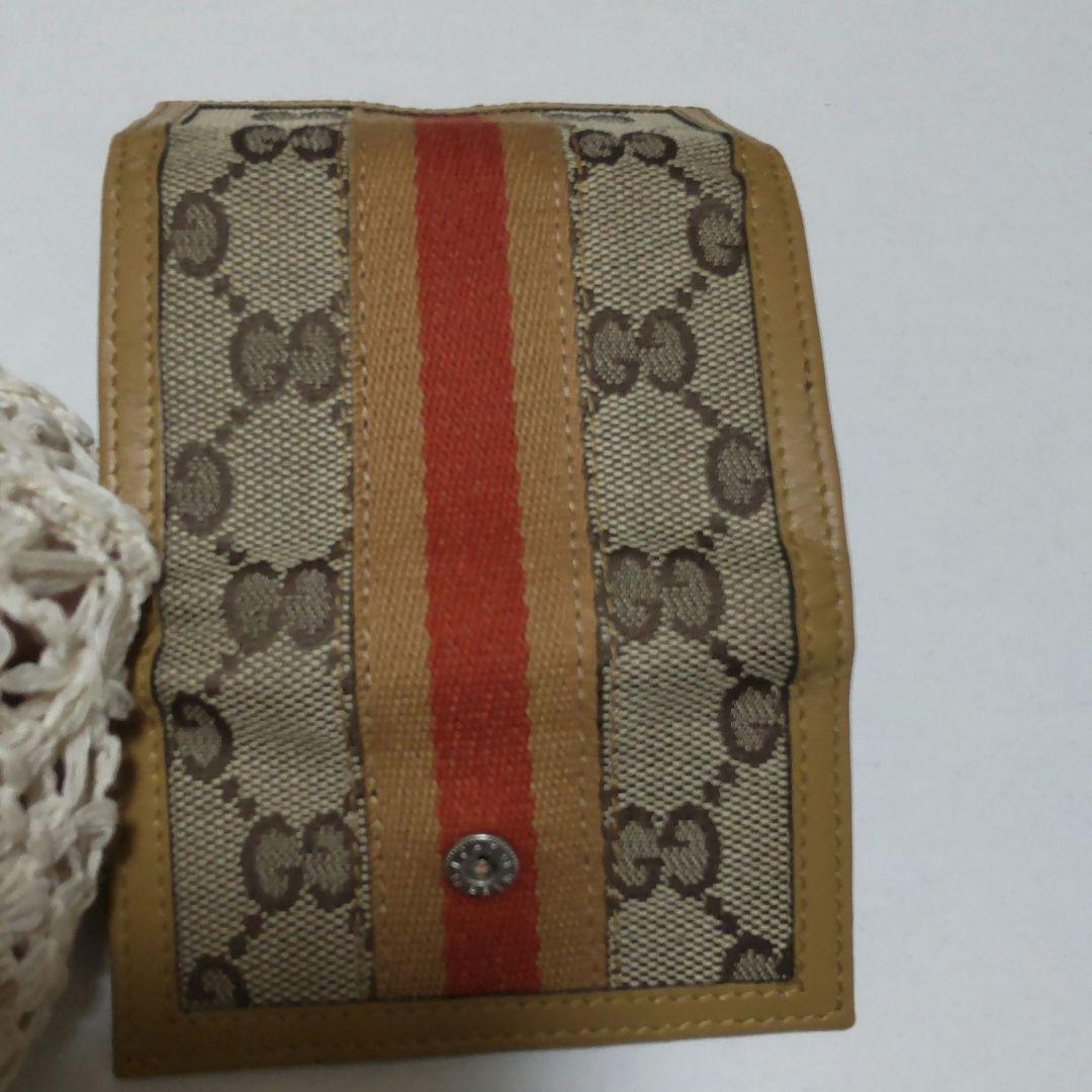 GUCCI　キーケース　グッチ　キーケース　GGキャンパス　シェリーライン