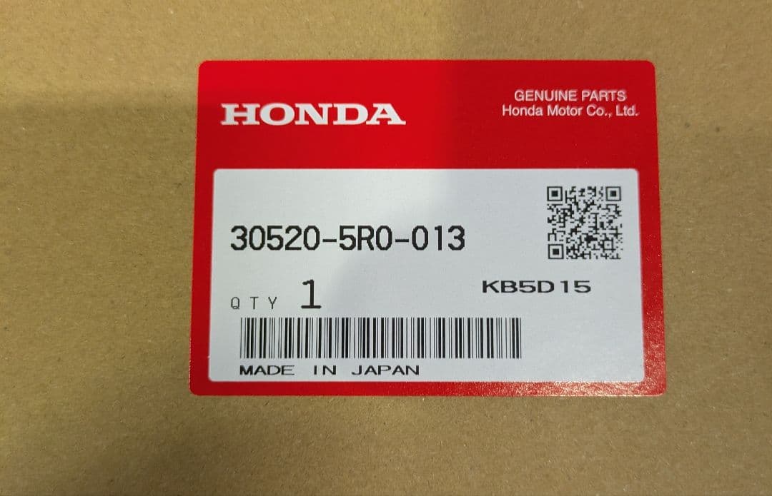 ホンダ　純正　イグニッションコイル4本セット 30520-5R0-013