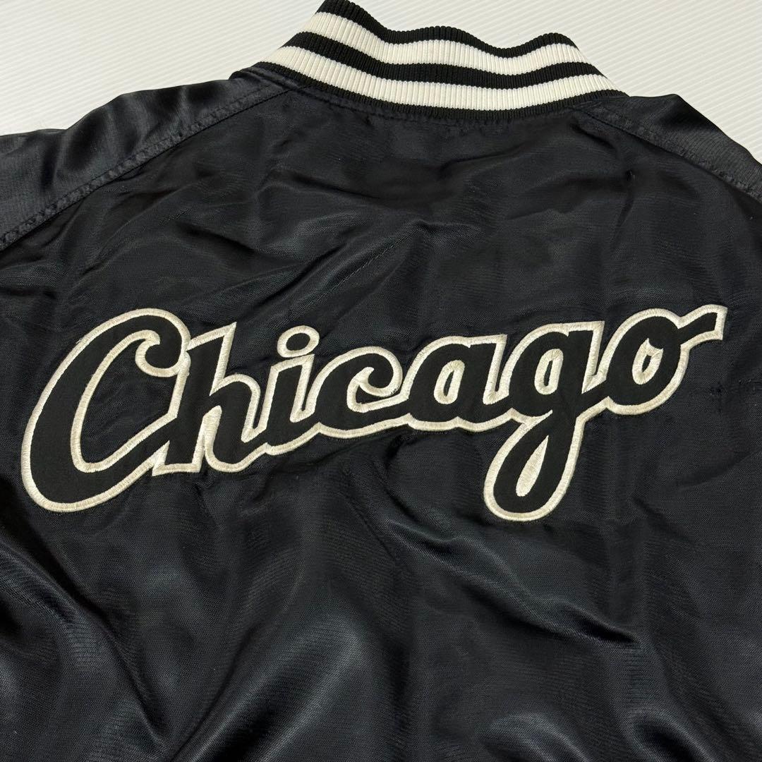 ナイキ チーム MLB ホワイト ソックス ナイロン サテン スタジャン 3XL