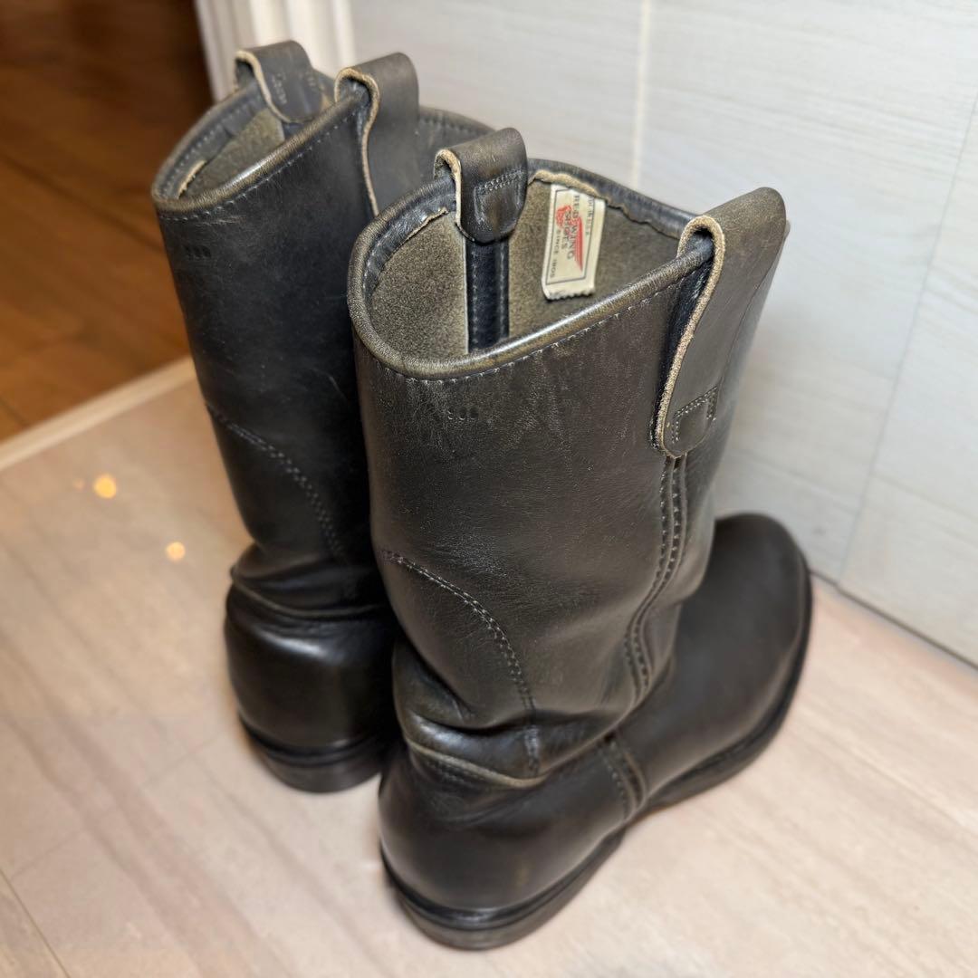 ★超貴重☆88'sプリント羽タグ★REDWING8155ペコス24.5cm