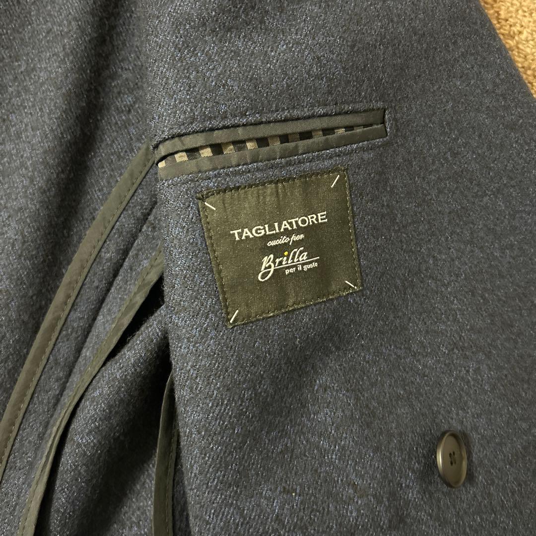 タリアトーレ　ネイビーダブルブレザー