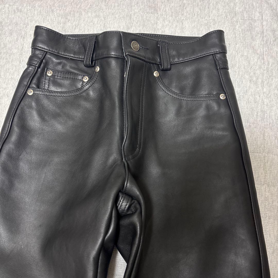 希少 SCHOTT 600 レザーパンツ　バイカー ライダース USA