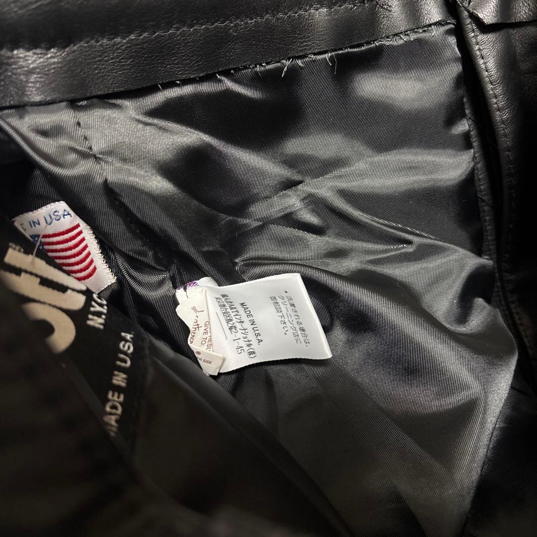 希少 SCHOTT 600 レザーパンツ　バイカー ライダース USA