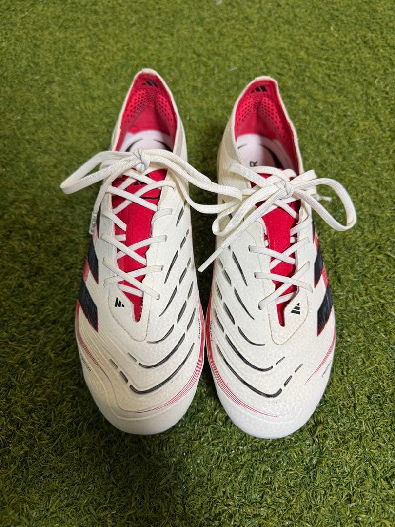 adidas Predator スパイク ホワイト/レッド/ネイビー 24cm