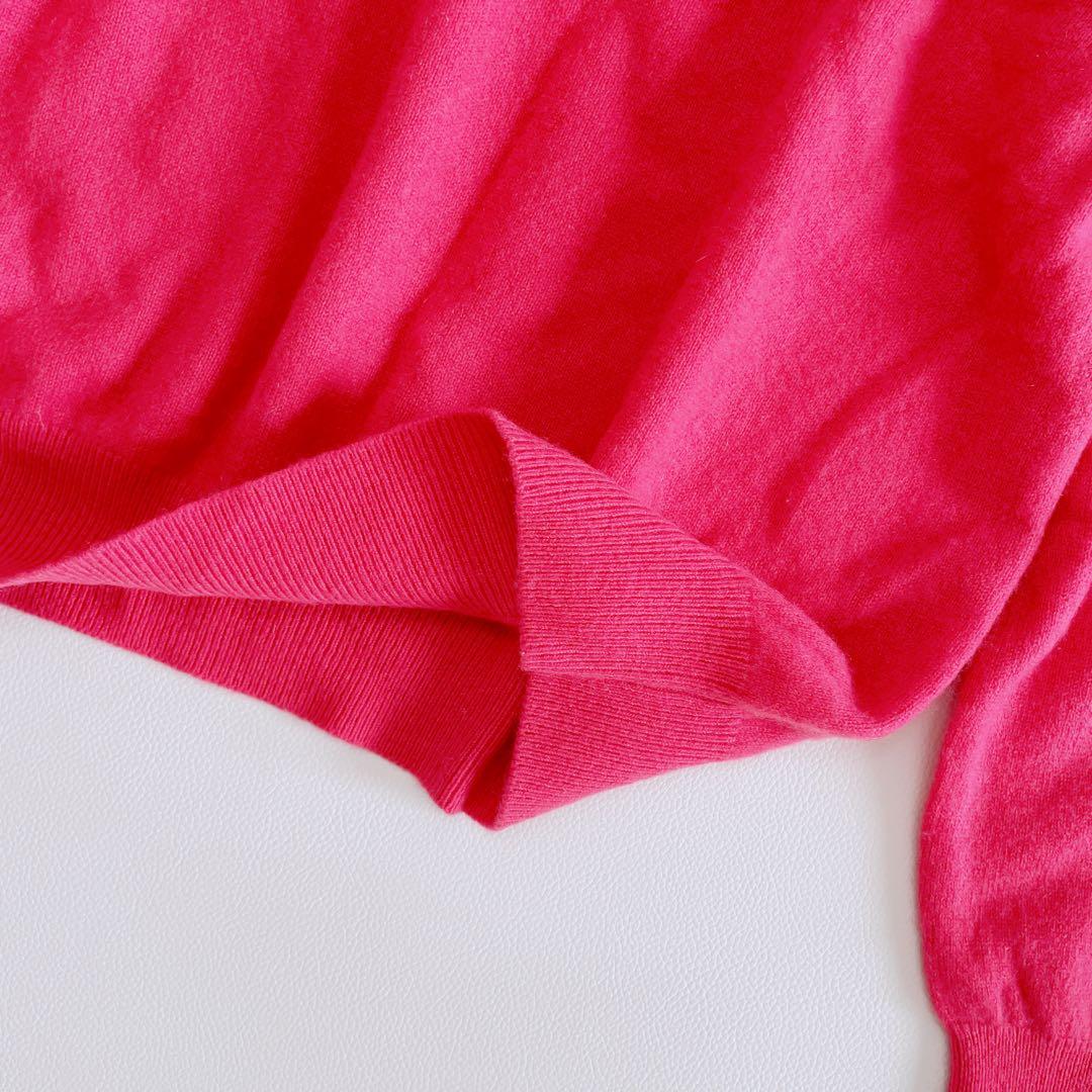 マスターバニーエディション カシミヤニットセーター 1/S ピンク ワッペン