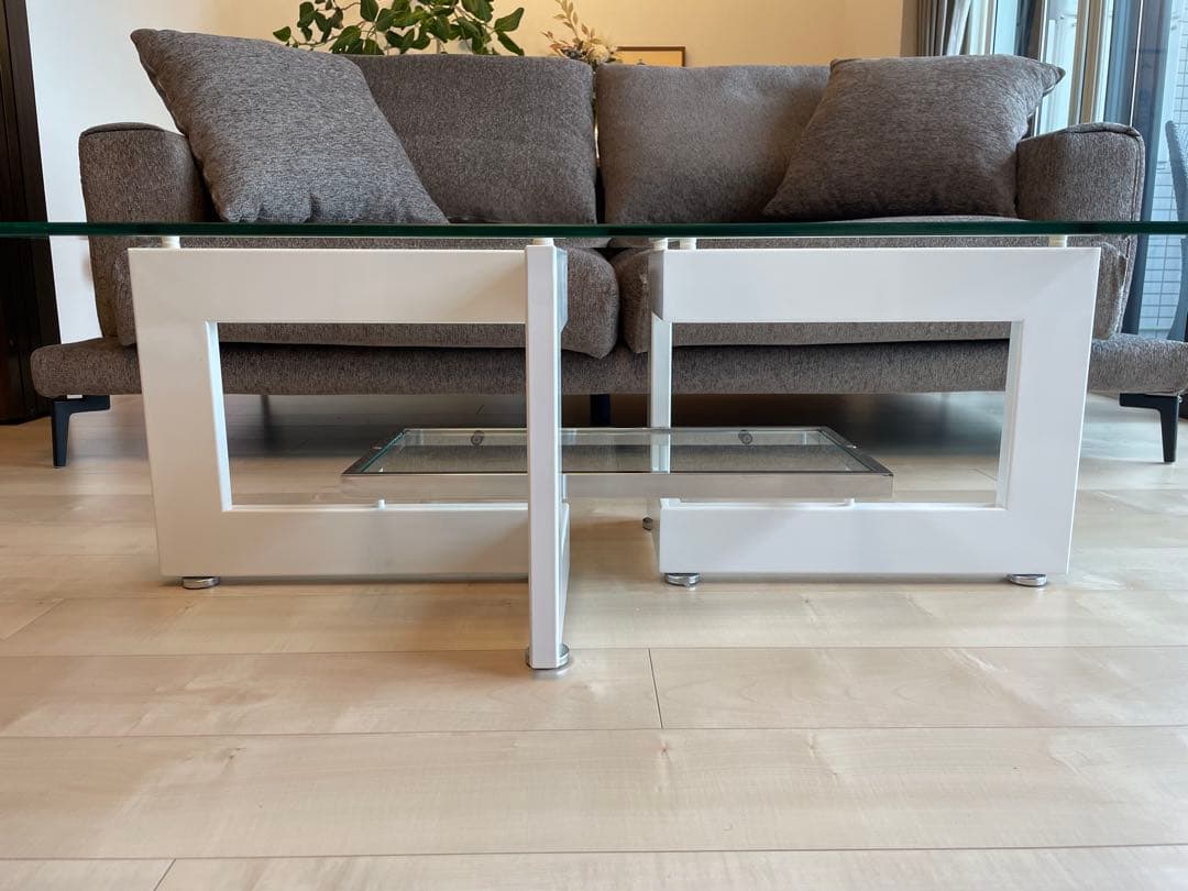 IDC大塚家具 アルテジャパン ガラステーブル センターテーブル