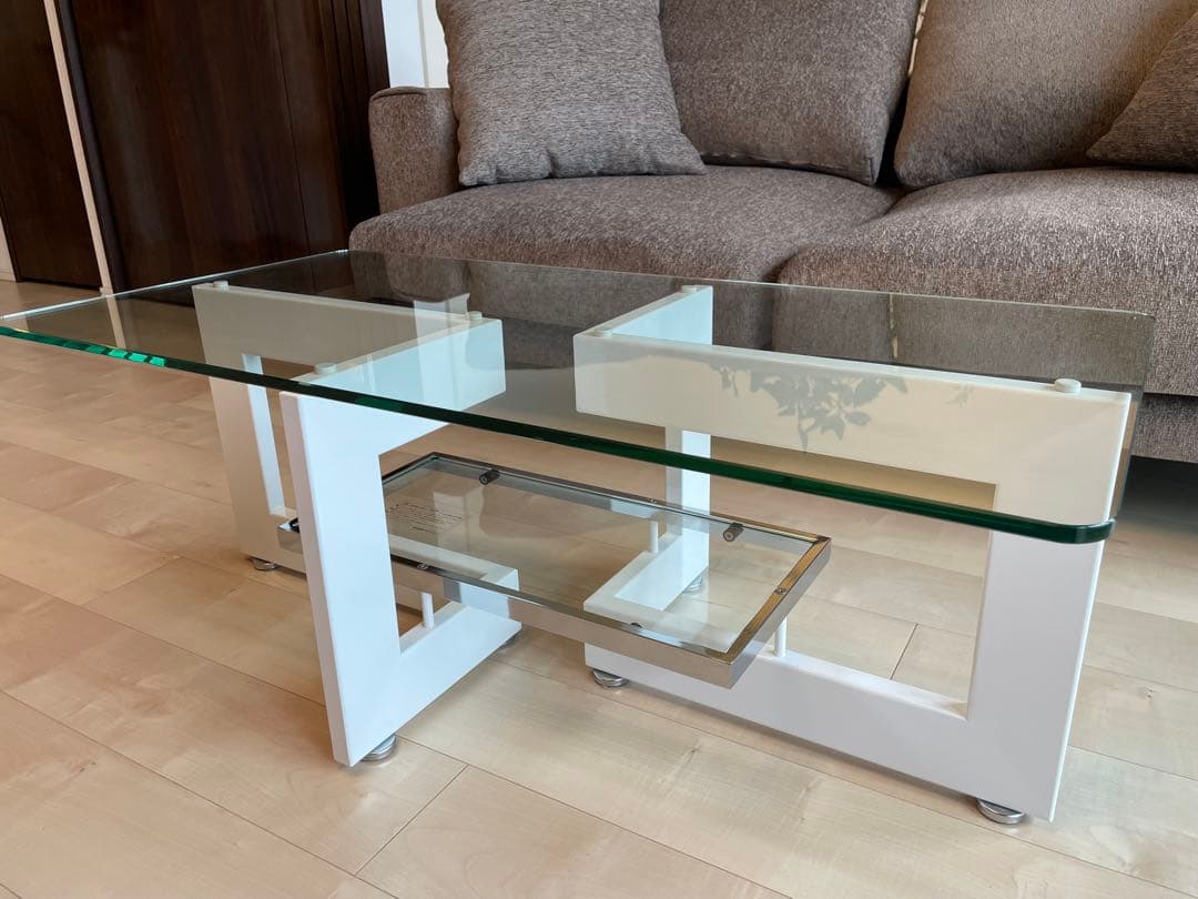 IDC大塚家具 アルテジャパン ガラステーブル センターテーブル