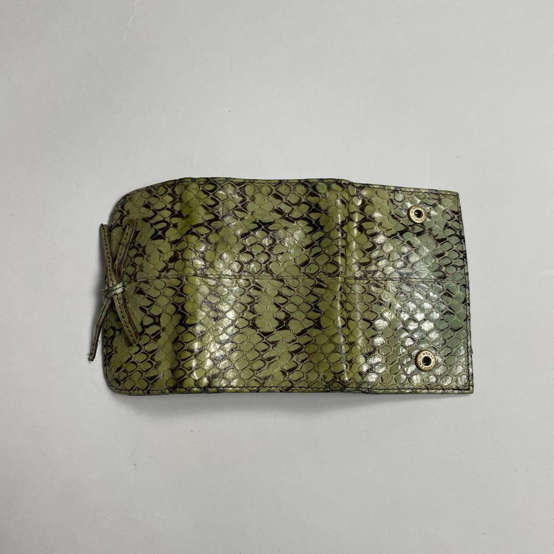 小物 04ss miumiu Python leather key case