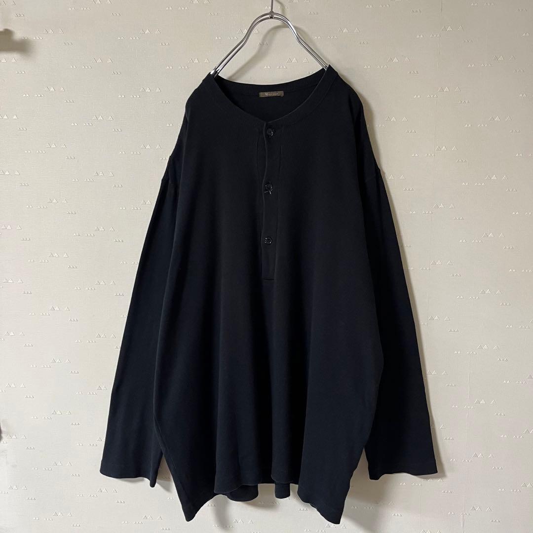 古着 90's ヨウジヤマモト Y's ヘンリーネック サーマル ロンT