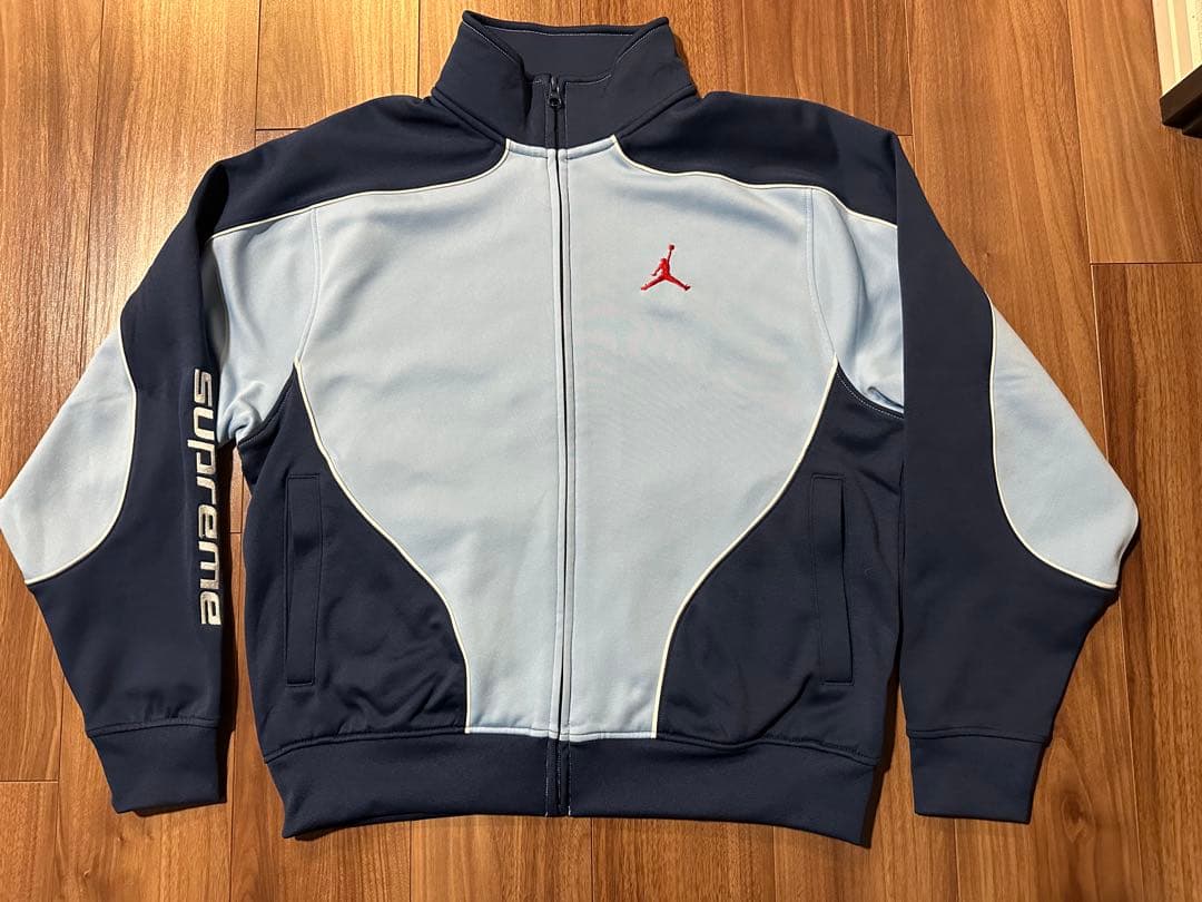 Supreme JORDANジャージ ネイビー/ライトブルー