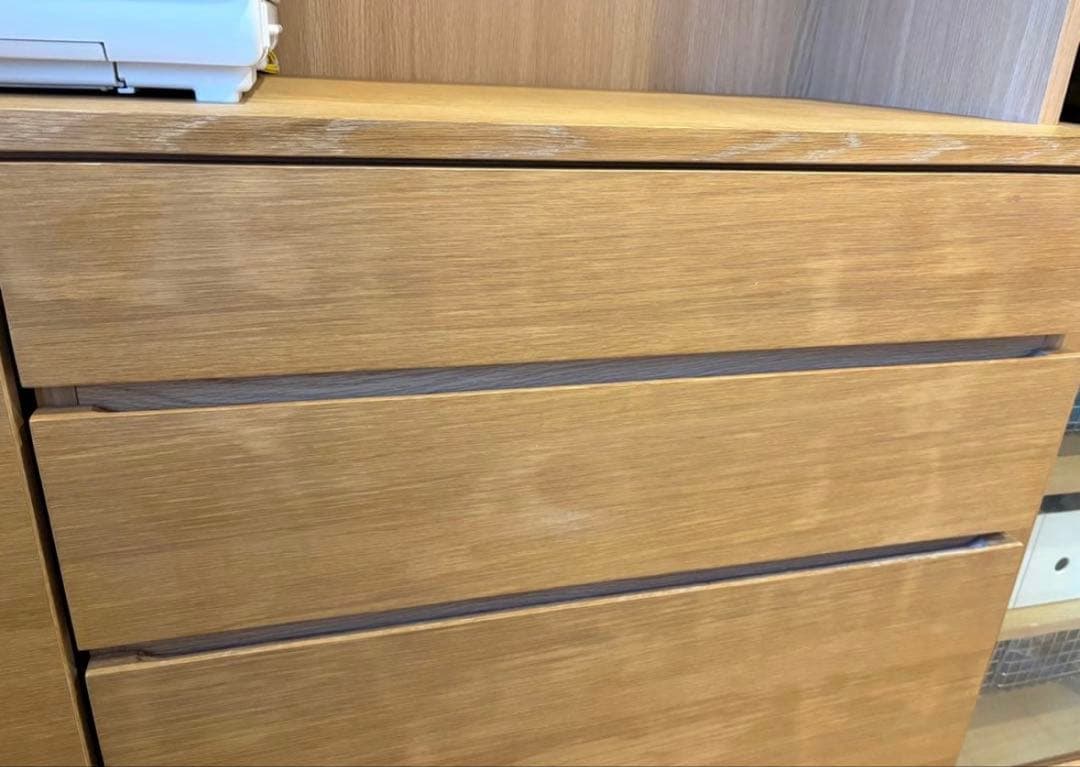 無印良品 木製カップボード・幅120cm・オーク材【セット販売】