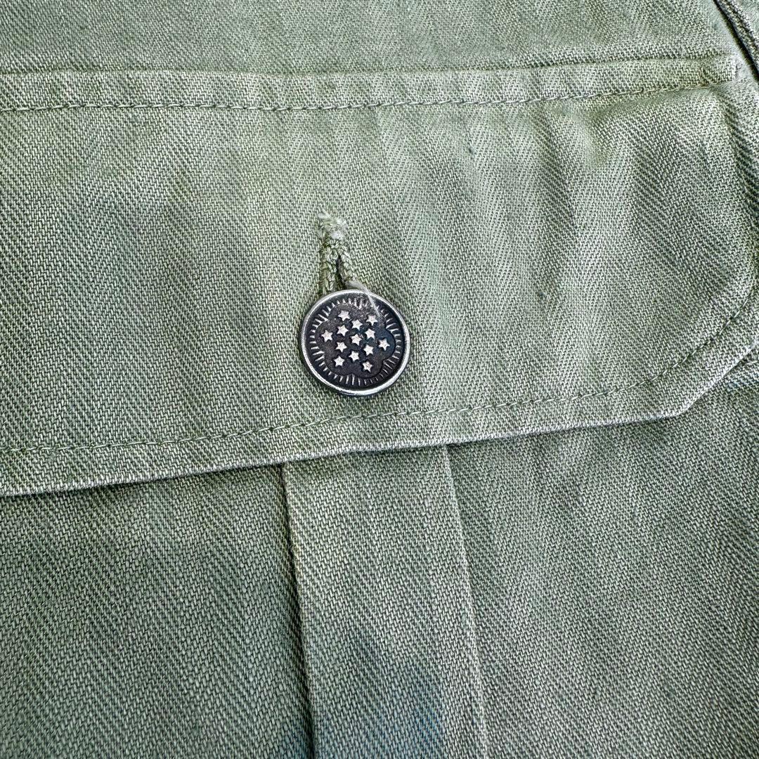 40年代 アメリカ軍 ヘリンボーンツイル ジャケット メンズ L 程 古着