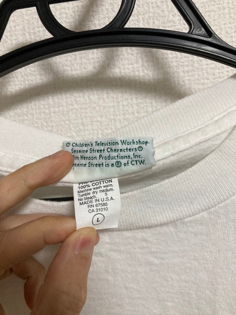1990s SESAME STREET ERNIE アーニー Tシャツ L