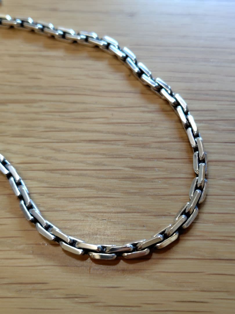 パトリックコックス　シルバーネックレス　40センチ　　説明必読願います