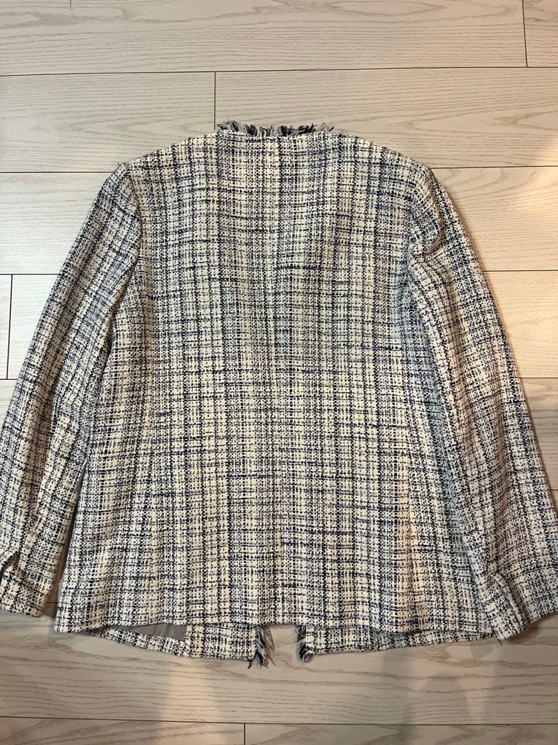 ちっちtheory luxe ノーカラージャケット