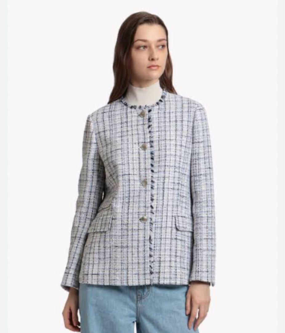 ちっちtheory luxe ノーカラージャケット