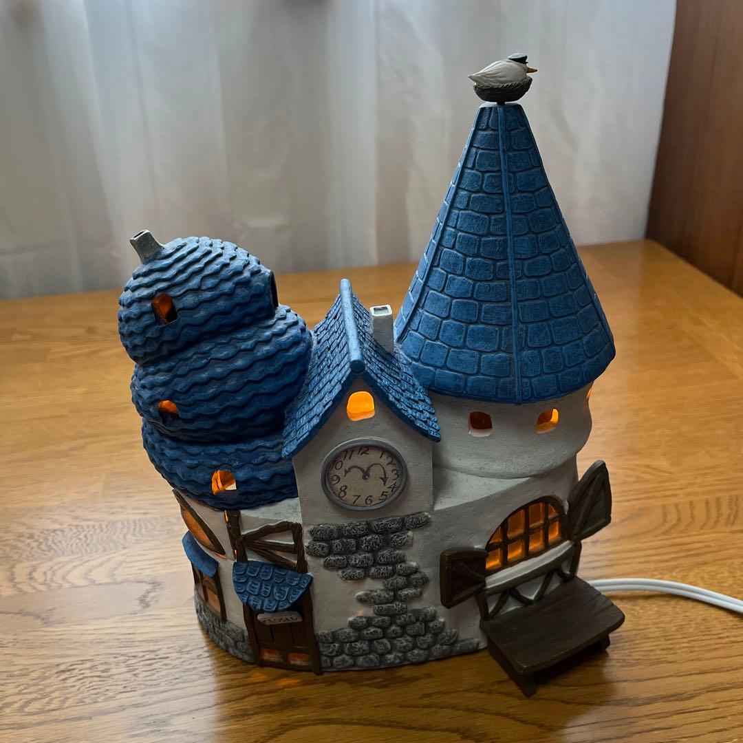 ダヤンわちふぃーるど WachiField タシルランプ 青屋根 置物