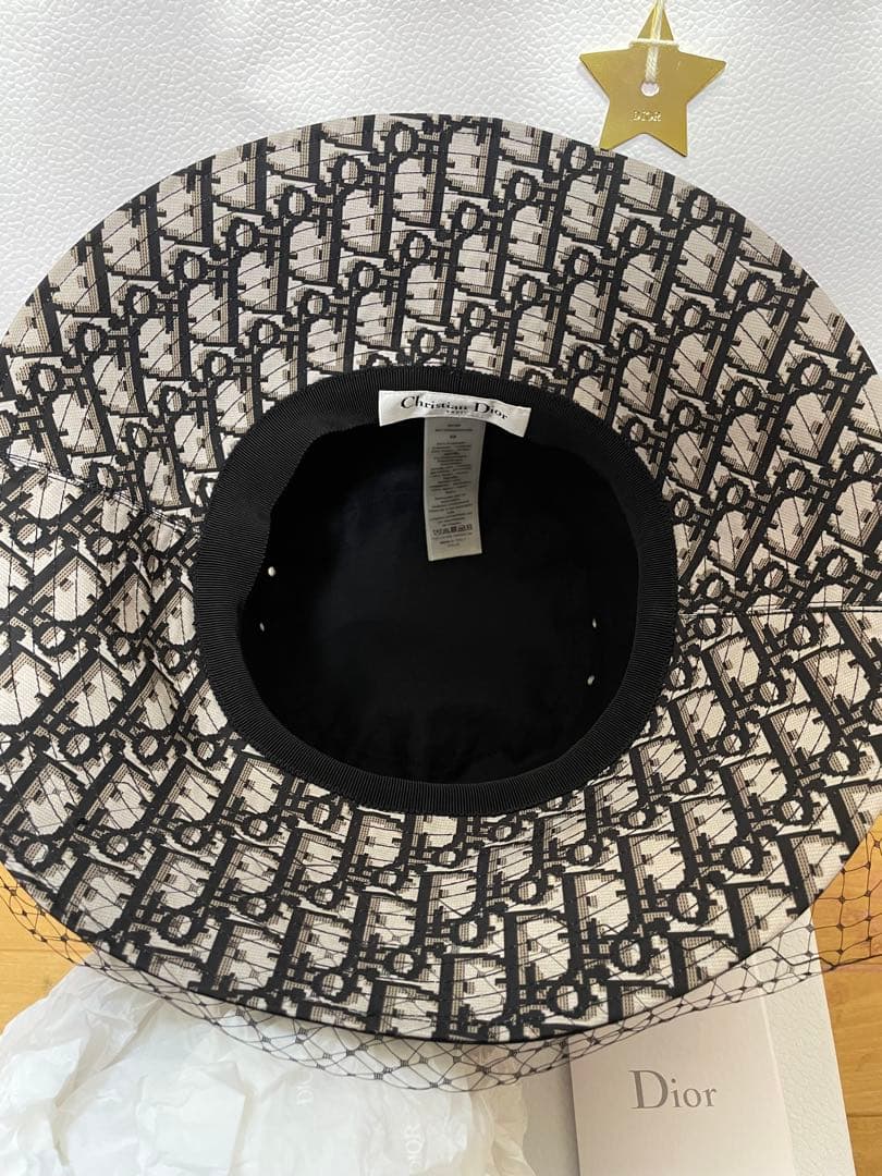8/11までSALE☆ Dior Teddy-D ボブハット チュール 58