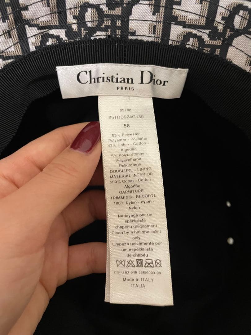 8/11までSALE☆ Dior Teddy-D ボブハット チュール 58